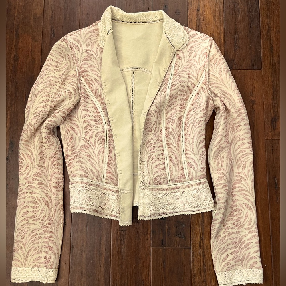 Silk + Lace Blazer